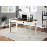 Garcelle Adjustable Solid Wood Base Writing Desk
