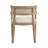 Ellport Mid-Century Modern PE Rattan Back Upholstered 7-Piece Dining Set With 95-Inch Double Pedestal Table-122510266