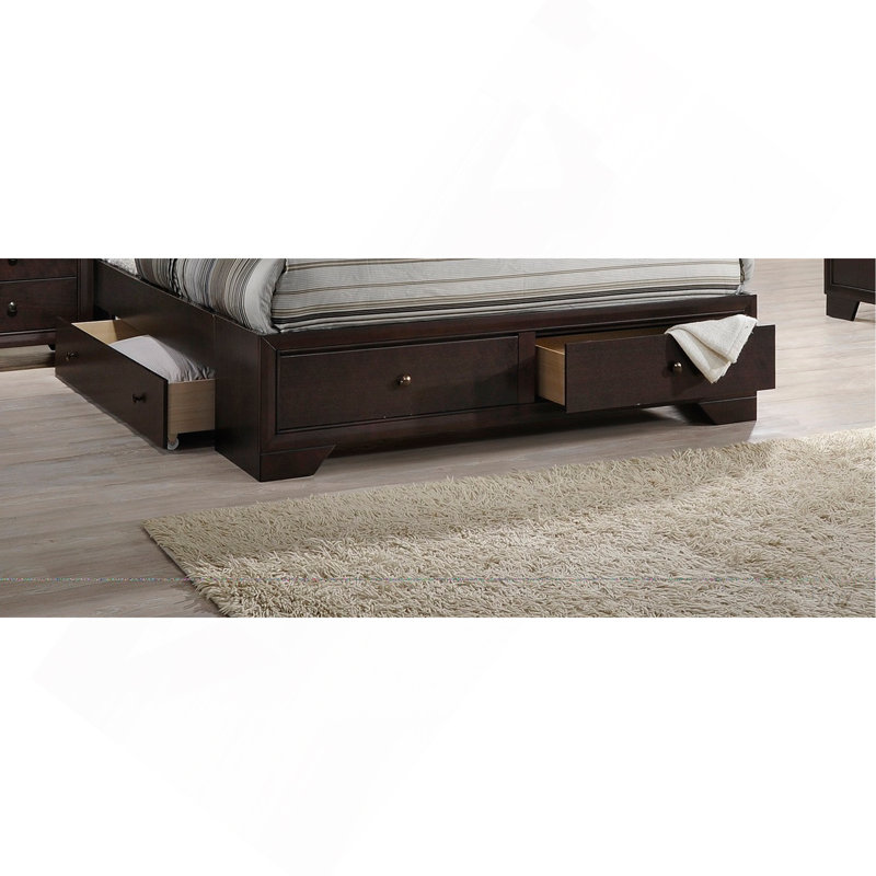 Lit moderne avec rangement pour grand lit et tête de lit avec tête de lit et rangement.