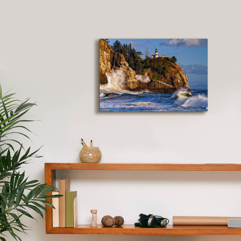 Art mural sur toile Epic Graffiti «Rising Tide At Cape Disappointment» par Rick Berk