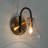 Mitchal 1 - Light Dimmable Brass/Black Sconce