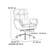 Multi-gear adjustable microfiber leather chair-112299926