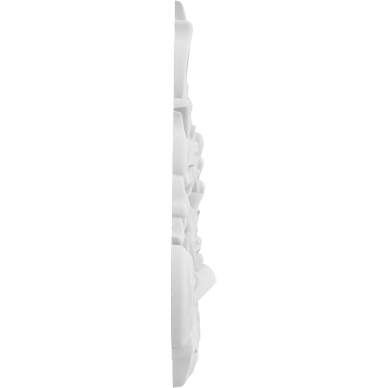 Rosette Delphos, H 2,25 po x l 3 po x P 0,25 po