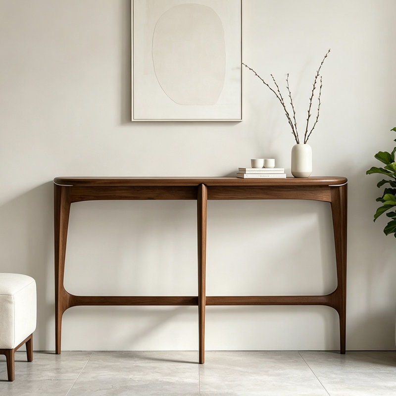 Console Italian Minimalist, H 31,5 po x l 51,2 po x P 11,8 po