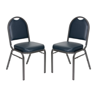 Celia Vinyl Stack Chair (2 Pack)