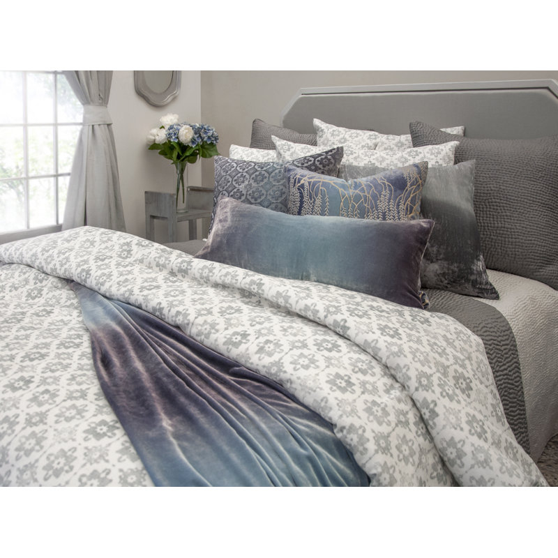 Willow Rayon/Viscose Reversible Throw Pillow, Coyote, 18" x 18"