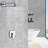 Topcraft 12-Inch Square Wall-Mounted Rain Shower System-88712946