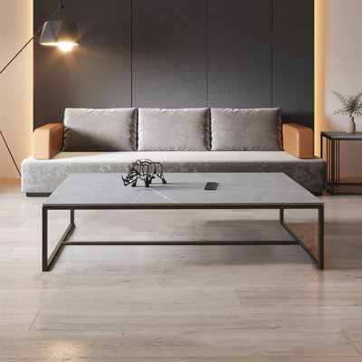 Deivion Stone Top Coffee Table