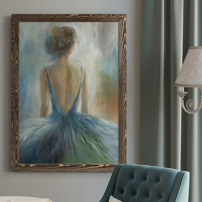 Jarita Lady In Blue, reproduction d'art sur toile