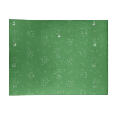 Tapis de zone verte fait main