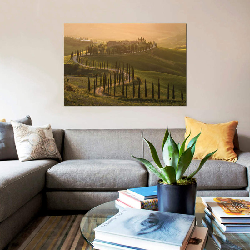 «Spring in Tuscany VIII», reproduction de photo sur toile, H 18 po x l 26 po x P 1,5 po, Toile tendue, Pas de tapis
