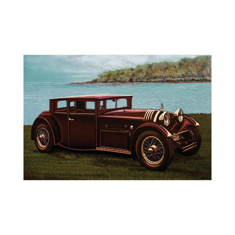 Voisin C20 Mylord Demi-Berline 1931 1 Piece Wrapped Canvas Wall Art