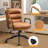 Ergonomic Office Chair 2-Layers Cushioned Faux Cat Paw Leather Armrest Adjustable Height 360° Swivel Home Office Desk Chair-656636892