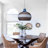 Unique Blue Rattan Pendant Light,Basket Chandelier for  Kitchen Hallway Dining Farmhouse-329437625