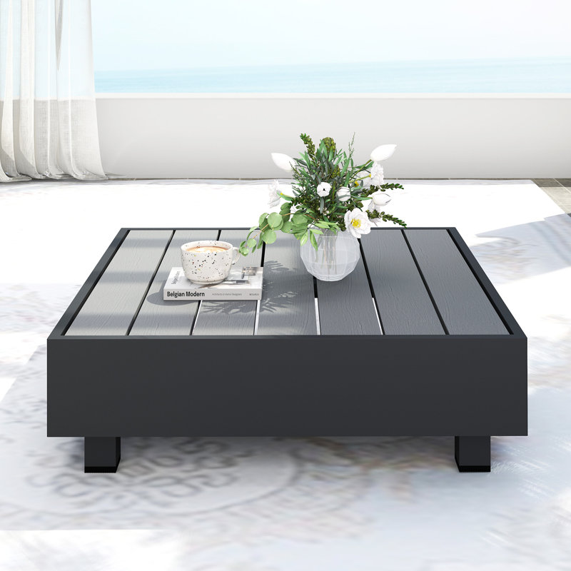 Patio Outdoor Aluminum Coffee Table
