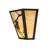 Rustic Lodge Flush Mounted Sconce-124966829