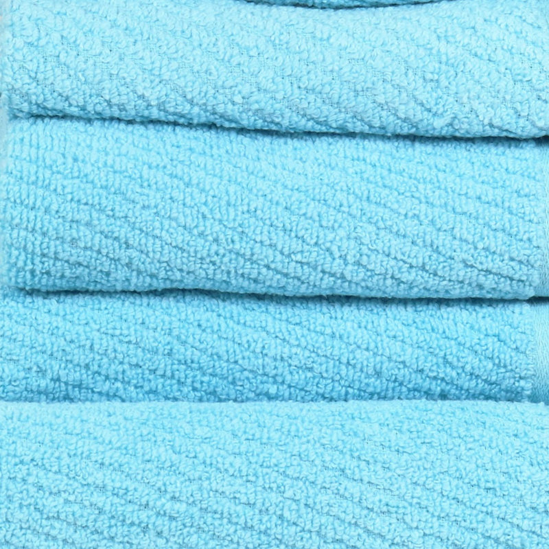 Ensemble de serviettes 6 pièces, Turquoise