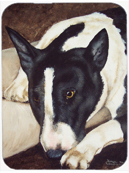 Caroline's Treasures Bull Terrier Glass Cutting Board