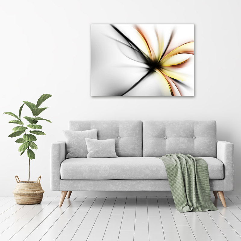 Flower Abstraction - Wrapped Canvas Print