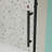 56"-60" Wide X 72" High Sliding Shower Door, 1/4" Tempered Glass, Matte Black, Nano Easy Clean Glass & Protective Film, Stainless Steel 6" Handle, Magnetic Close, Leak Design In Area Black Color,