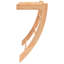 Dyami Wood Wall Towel Rack
