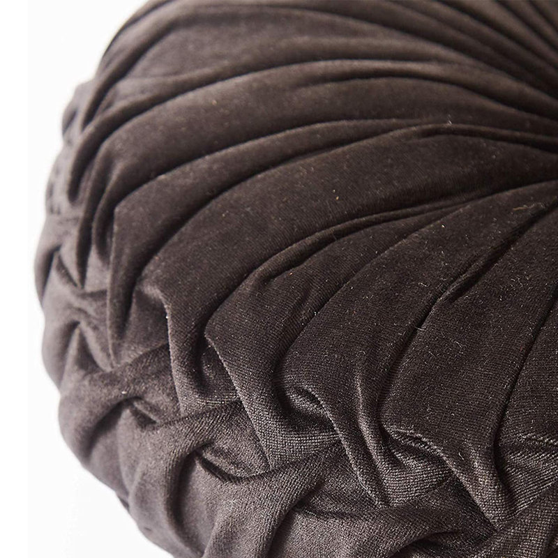 Lanajah Round Pillow Cover & Insert, Coffee