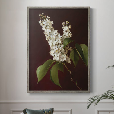 Reproduction encadrée FLORAL Series CXCIX - bois massif