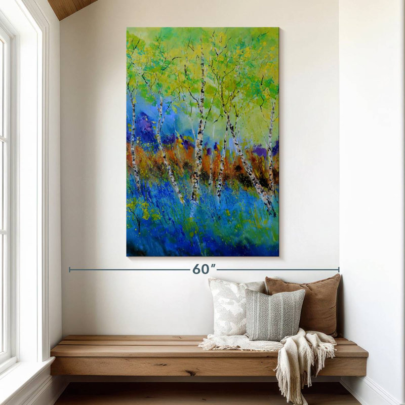 Avery A Few Aspen Trees, 51" H x 34" W