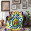 Jeté psychédélique Mandala Delight - 1 pièce Sher-131569794