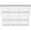 Médaillon de plafond contemporain en PVC de qualité architecturale 10 po x P 3 1/2 po x P 1 po Rubik-36089204