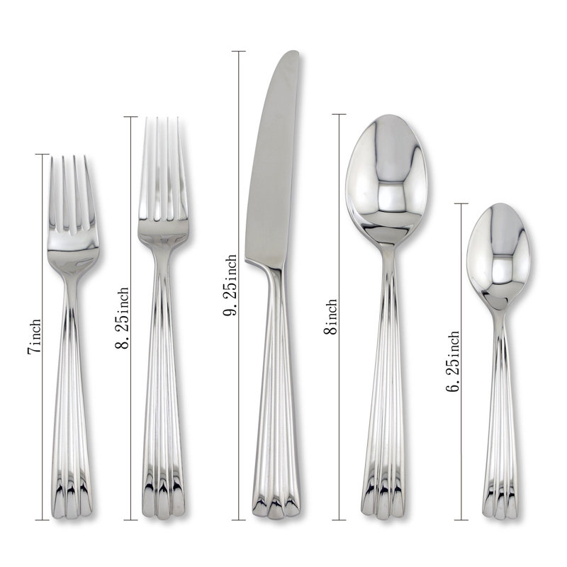 5-Piece Rainfall Flatware