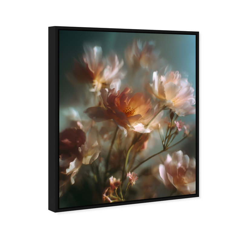 Mystic Meadow Print by Oliver Gal, 37"H x 46"W, Black Floater Frame