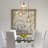 Chantell 3 - Light Dimmable Geometric Glass Chandelier