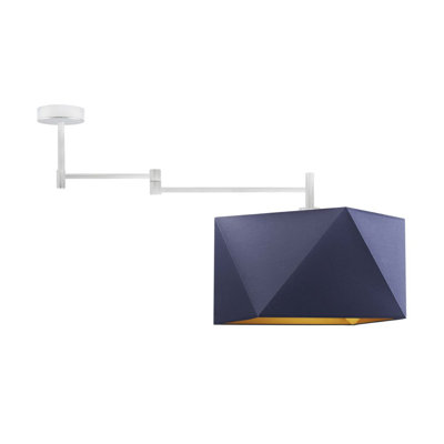 Adish Fabric Semi Flush Mount