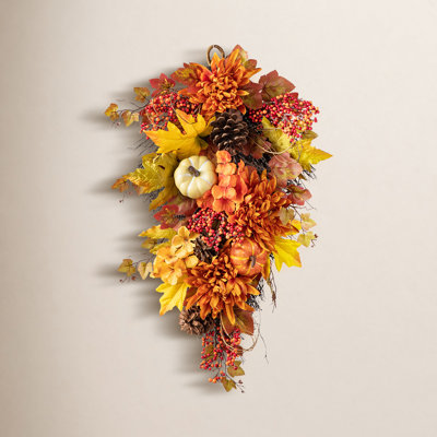 15" Berry Thanksgiving Swag