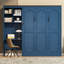Lit escamotable avec bureau intégré et armoire de rangement à plusieurs niveaux, lit mural pliable, lit gain de place dissimulé pour appartement, bureau ou chambre d'amis-133671830