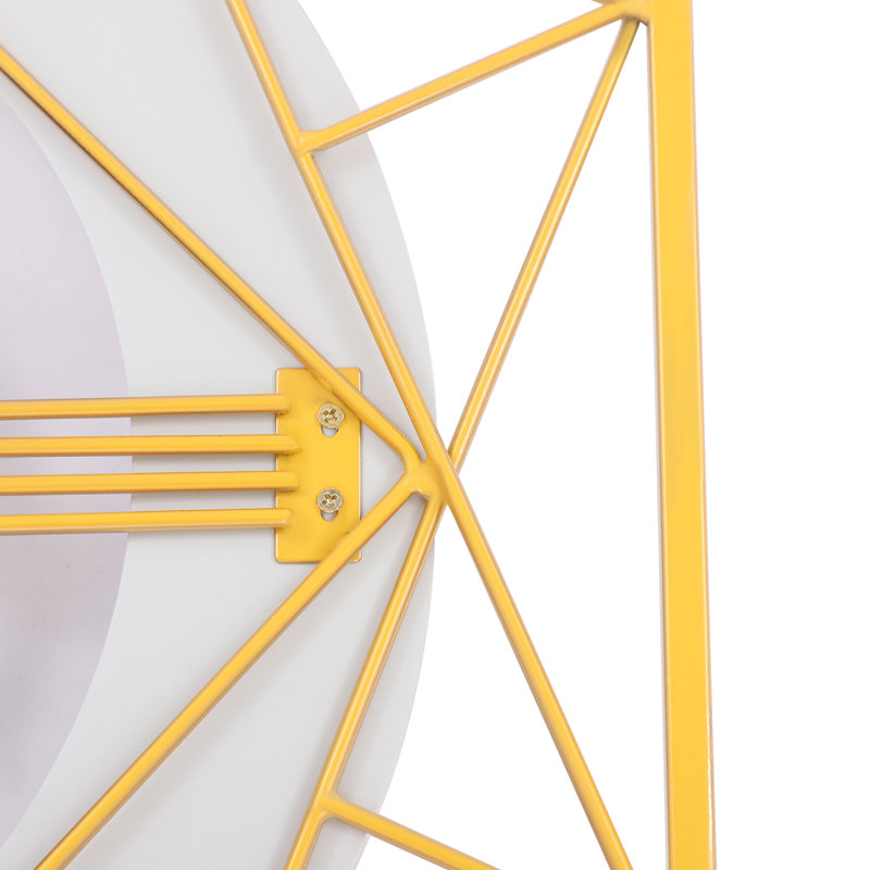 Horloge murale moderne, Doré
