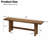 55''W Solid Reclaimed Wood Bench-2051219739