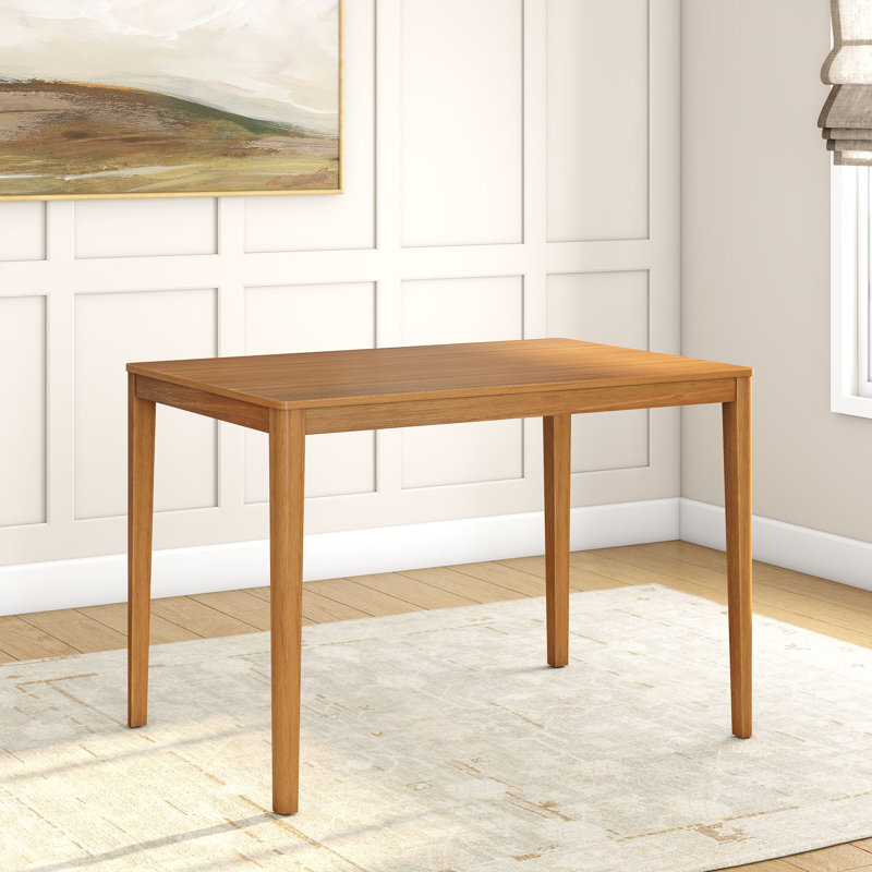 Table de salle à manger rectangulaire Crew, 30"H x 72"L x 29.5"W, Pacanier