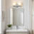 Macri Chrome 2-Light Vanity Light with Square Satin Etched Glass Shades-1131411900
