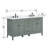 Anglet 60" Double Bathroom Vanity with Top-403088538-403088539