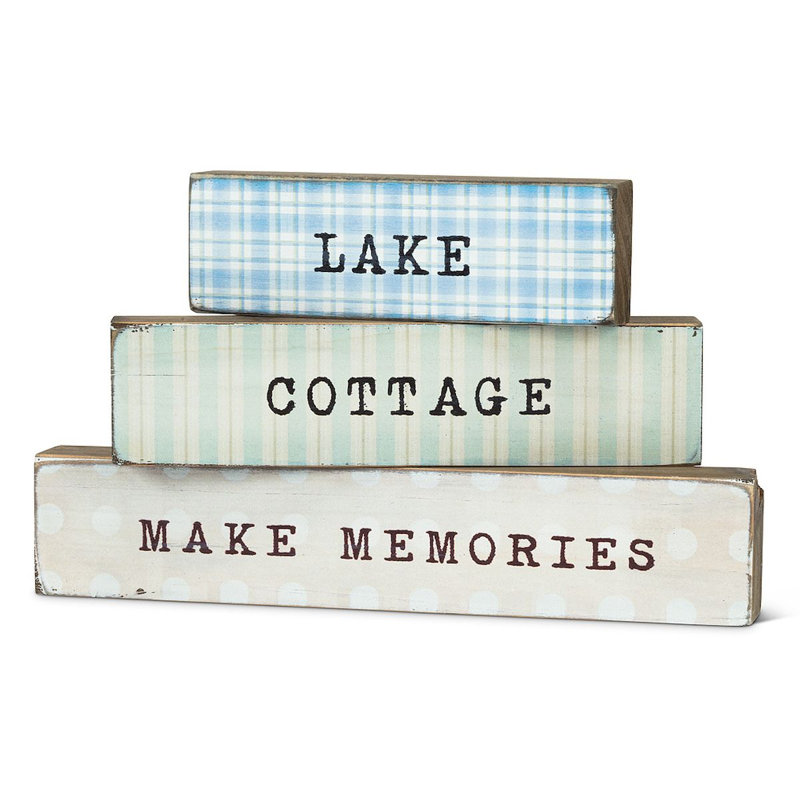Enseigne en bloc empilable Everitt Lake