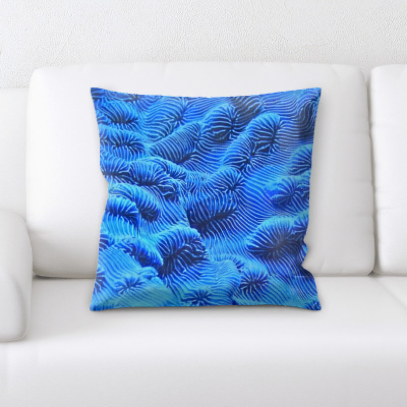 Microsuede Reversible Throw Pillow