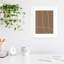 «Modern Line Abstract 2 Mushroom Brown» par The Creative Bunch, reproduction d'art sur châssis-680656659-680656658