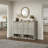 Modern Wooden Shoe Storage Cabinet with Adjustable Shelves，Freestanding Shoe Cabinet for Entryway, Hallway & Small Spaces-1984039525-1984039545