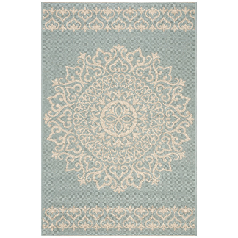 Frankee Performance Floral Indoor/Outdoor Area Rug, Rectangle 3' x 5'