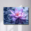 Mauve lotus mystique Bloom - art mural en verre trempé Lotus-378293109