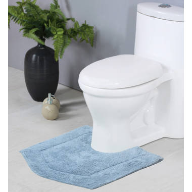 4 Piece Bath Rug Set Winston Porter Color: Blue