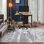 Tapis gris foncé / blanc Willington