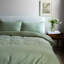 Literie en lin et coton - Tailles T/TXL - Rayures texturées blanches et argile-101946452-137099216